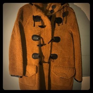 Coach Shearling Toggle Coat (“honey”)